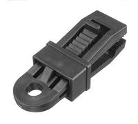 Lot de 24 clips pour bâche - Grands clips avec poignée de verrouillage solide - Pour tentes, couvertures, auvents, bannières, bateau, jardinage, auvents - Noir