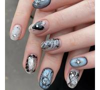 Lot de 24 clous papillon sur les ongles