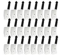 Lot de 24 couperets de 35,6 cm - Fausse arme de boucher - Couperet à viande en plastique pour Halloween, film d'horreur, maison hantée, zombie, tueur, psycho, cosplay et déguisement