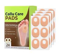 Lot de 24 coussinets antidérapants pour callosités - Patchs adhésifs à l'avant-pied - Matériau en gel souple - Design anti-pression - Idéal pour une amie, un collègue, une sœur, une amie, une fille