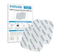 Lot de 24 coussinets en gel compatibles avec Omron Heat Pain Pro PM311/PM800, 12 paires de coussinets en gel durables, compatibles avec les coussinets en gel Omron Tens Unit, électrodes DONSINU