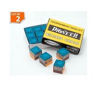 Lot de 24 craies bleues Pioneer pour queue de billard HobbyTech