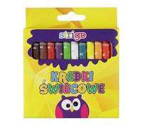 Lot de 24 crayons de couleur Strigo Candle - Des couleurs pour donner vie à votre imagination Idéal pour le dessin, la peinture et les jeux créatifs des enfants.