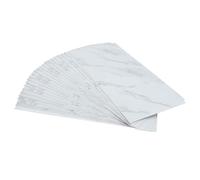 Lot de 24 dalles de sol autocollantes, aspect pierre blanche, en PVC, 60 x 30 cm, imperméables, pour cuisine, salle de bain et salon, rénovation à faire soi-même, sans colle, 4,32 m²