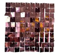 Lot de 24 décorations de fête réfléchissantes - Panneaux scintillants interchangeables pour cabines photo - Arrière-plans - Événement - Vent activé - Décoration murale scintillante