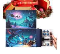 Lot de 24 dés de calendrier à rebours pour Halloween, Noël, l'Avent, à collectionner, pour adolescents, adultes, femmes, hommes, joueurs de RPG, amateurs de jeux de société, collectionneurs