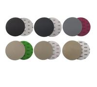 Lot de 24 disques de ponçage humides et secs, 12,7 cm, grain 800-5000, papier abrasif en carbure de silicium pour le travail du bois, polissage automobile, kit de 6 grains assortis