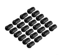 Lot de 24 écrous de roue noirs 12 x 1,5 conçus pour les véhicules utilisant des goujons de roue à filetage 1/2-20, y compris Land Cruiser et pour les modèles Ford