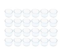 Lot de 24 embouts de pieds de chaise ronds en PVC, housses de pieds de meubles en TTZEZE transparentes, housses de pieds de table transparentes pour éviter les rayures et le bruit, 50 mm, 24