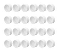 Lot de 24 embouts polyvalents en PVC SCH40 pour tuyaux de 1,9 cm et 1/4 2 tuyaux robustes Accessoires capuchons d'extrémité de tuyau en PVC