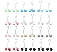 Lot de 24 épingles à hijab pour femme, magnifiques pinces à hijab multicolores en perles musulmanes en forme de U pour foulard, châle, écharpe, broches, accessoires de bijoux (3,2 cm)