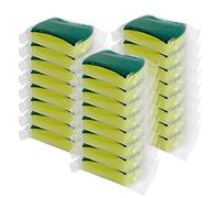 Lot de 24 éponges à récurer emballées individuellement, convient pour les appartements de voyage (style 2)