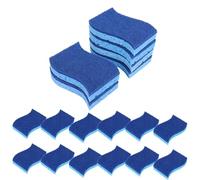 Lot de 24 éponges à vaisselle double face, non rayantes et séchage rapide | Nettoyage de la cuisine et tampons à récurer pour la maison sur l'évier de cuisine, lavage et lavage de la vaisselle