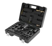 Lot de 24 extracteurs d'injecteurs diesel 5-8 bars avec 1 marteau pneumatique, 1 tuyau, 3 crochets d'extraction, 19 adaptateurs, 1 mallette de transport (noir)