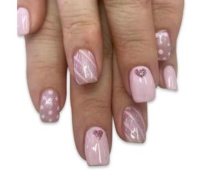 Lot de 24 faux ongles à coller en forme de cœur pour la Saint-Valentin
