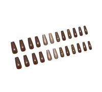 Lot de 24 faux ongles à imprimer léopard sur ongles - Pour donner à vos styles une touche de style