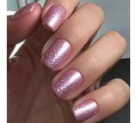 Lot de 24 faux ongles à presser carrés à coller sur faux motifs français cadeaux pour femmes et filles sur les ongles cercueil amande French Tip On Nail