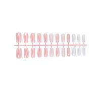 Lot de 24 faux ongles à presser - Thème de Noël - Faux ongles - Décoration artistique à coller sur les ongles pour les fêtes de vacances - Prêts à l'emploi