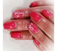 Lot de 24 faux ongles artificiels à presser avec ABS pour tous les jours et occasions spéciales