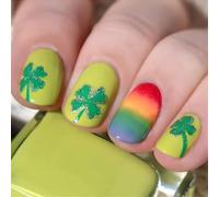 Lot de 24 faux ongles carrés à coller sur faux ongles français - Cadeaux pour femmes et filles