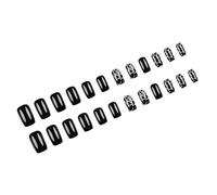 Lot de 24 faux ongles en acrylique avec impression léopard - Pour fêtes et utilisation quotidienne
