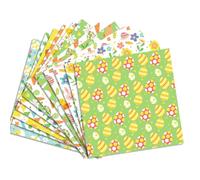 Lot de 24 feuilles de papier à motif de Pâques, 30 x 30 cm, papier cartonné pour scrapbooking, scrapbooking, album photo, loisirs créatifs, carte cadeau (Pâques)