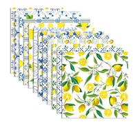 Lot de 24 feuilles de papier de scrapbooking - 12 designs - Double face - Motif fruits d'été - Papier décoratif pour scrapbooking - 30,5 x 30,5 cm - Papier de fond