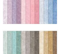 Lot de 24 feuilles de papier pour scrapbooking bohème - 30,5 x 30,5 cm - Papier décoratif double face pour loisirs créatifs, fabrication de cartes, scrapbooking, cadre photo, décoration de cadeau, 24