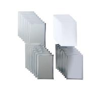 Lot de 24 feuilles transfert Foil Cricut™ - Argent - 10,1 x 15,2 cm