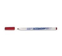 Lot de 24 Feutres effaçables à sec pour tableaux blancs pointe fine encre alcool Rouge G