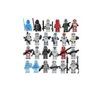 Lot de 24 figurines Star Wars, Maître Jedi Luke et Dark Vador, figurines d'action, jouets, null none