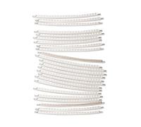 Lot de 24 frettes en acier inoxydable 2,9 mm pour guitare électrique, basse, touche de guitare en acier inoxydable