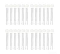 Lot de 24 goupilles de joint de piscine et joints en caoutchouc pour piscine à cadre, connecteurs en plastique ABS de 6 cm, pièces de rechange pour kit de réparation de piscine rectangulaire en métal