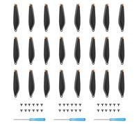 Lot de 24 hélices pour DJI Mini 4 Pro/Mini 3 Pro Hélices de Rechange Lames silencieuses Ailes 6030F Vis à air pour DJI Mini 4 Pro/Mini 3 Pro Accessoires de Drone Vis et Tournevis exclusifs Orange