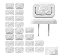 Lot de 24 housses de prise de courant pour bébés - Cache-prises à motif ours | Protection électrique à l'épreuve des , protections de prise de courant pour prises standard