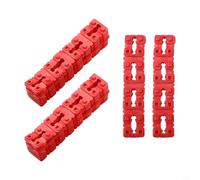 Lot de 24 joints de douille en plastique rouge pour interrupteurs muraux pour améliorer la sécurité et la performance (48 pièces)