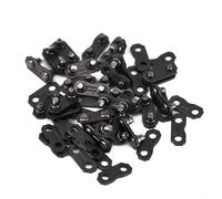 Lot de 24 kits de réparation de maillons maîtres de chaîne de tronçonneuse, pas de 0,8 cm avec sangles de serrage de calibre 0,050 et 0,058, convient pour les chaînes de scie Oregon et Carlton