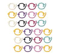 Lot de 24 marqueurs de couture en forme de fruit pour crochet, tricot, large ouverture, crochet de verrouillage, anneaux de tissage, outil de crochet professionnel