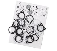 Lot de 24 marqueurs de point en forme de chat pour crocheter des chats tricotés, anneaux de marquage de verrouillage au crochet pour tisser des coutures