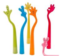 Lot de 24 Mignons Kawaii Stylo à Bille, Stylos Rigolos Drôle, À Bille Expression Gel Stylo Flexible Bent Stylo D'expression Twisted Finger Pen, pour Enfants à La Papeterie, aux Aadeaux d'étudiants