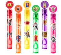 Lot de 24 mini baguettes à bulles médiévales pour enfants