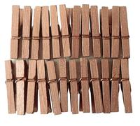 Mini pinces à linge bois 3 cm - Cuivrées BOIS G