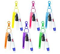 Lot de 24 mini surligneurs pour infirmière - Le lot comprend 6 surligneurs à pointe, 6 marqueurs permanents, 6 stylos à bille rétractables, 6 clips porte-clés d'allaitement