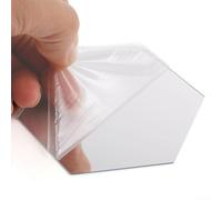 Lot de 24 miroirs hexagonaux élégants pour salle de bain et salle de jeux