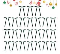 Lot de 24 nœuds de sapin de Noël pour couronnes, guirlandes, décoration rustique et vintage, 12,7 x 17,8 cm, pour couronnes, guirlandes, maison, magasin, intérieur et extérieur
