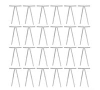 Lot de 24 nœuds en ruban de Noël pour décoration de couronne de sapin, mariage et décoration de maison, vacances, matériau en flanelle avec boucles à nouer pour une fixation facile (argenté)