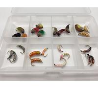 Lot de 24 nymphes tchèques pour Pêche à la mouche fil en cuivre Taille 10-14 #321