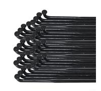 Lot de 24 ou 36 rayons en acier et embouts assortis pour 26er pour réparation et construction de roues de VTT 27,5er 29er (261 mm, 36 pièces)