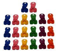 Lot de 24 ouvre-boîtes en plastique avec couvercle pour boisson facile à utiliser, ouvre-couvercle complet pour soda, bière, coca