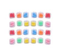 Lot de 24 paires de bouchons d'oreille en mousse souple - Réduction du bruit - Protection auditive jetable avec étui de rangement pour le travail, les voyages et le sommeil